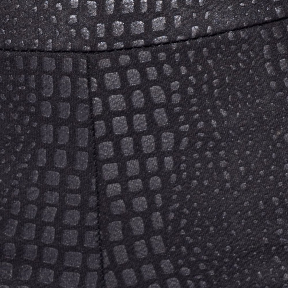 LAST 1! Black Crocodile Print High Waist Leggings - Picture 6 of 6
